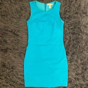 Banana Republic teal sheath dress, size 0P